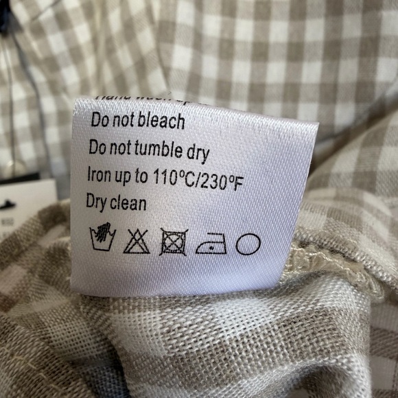 Lea & Viola Beige Gingham Matching Set Bustier Top & Skirt Cottagecore XS/S - Picture 10 of 12